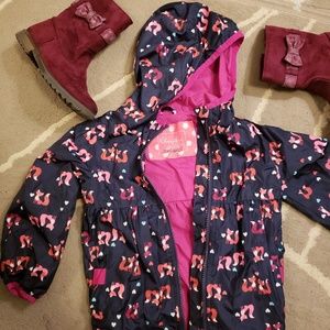 Little girl's rain jacket
